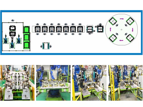 天窗生產(chǎn)線和工裝夾具